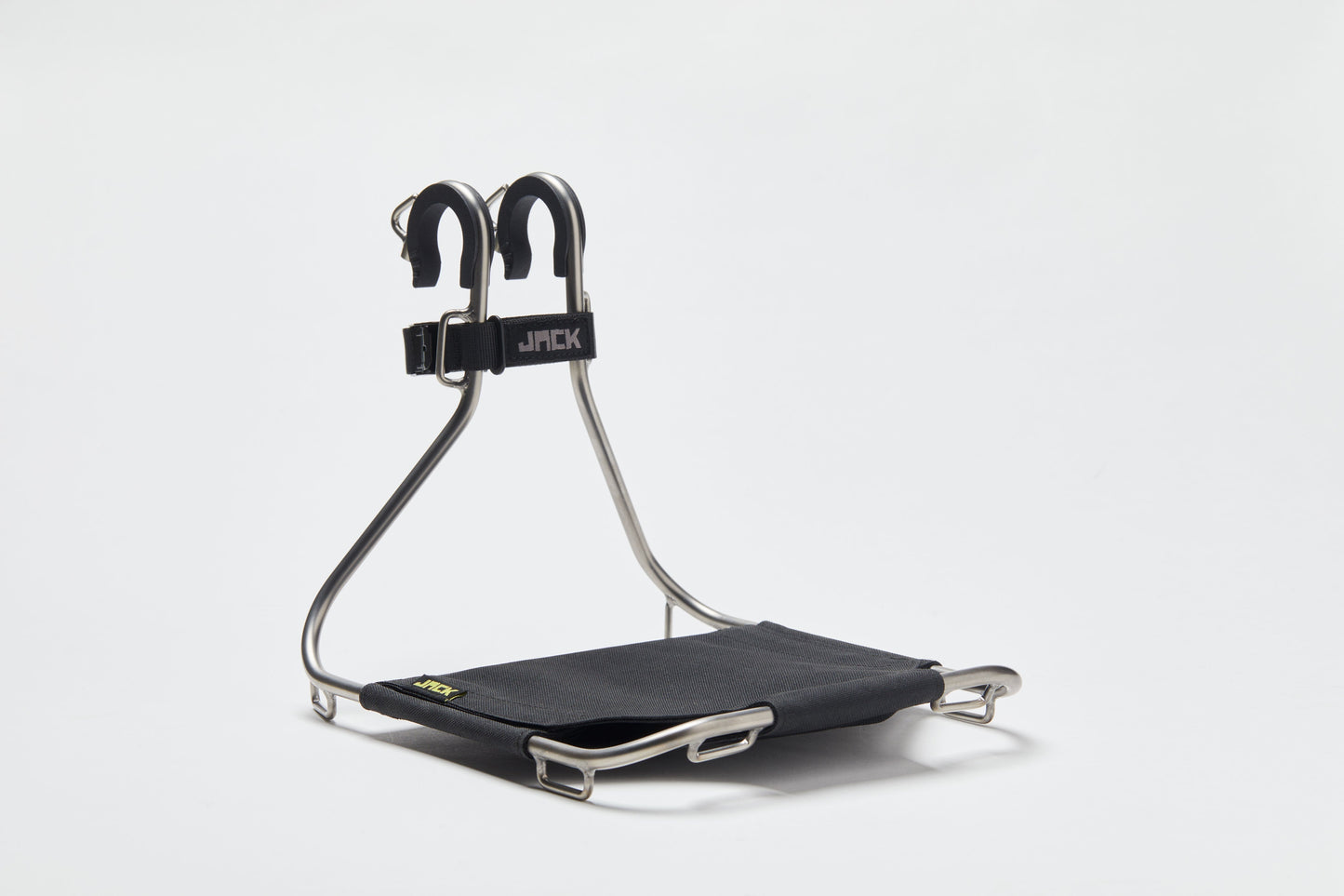 Versatile Silver Stainless Steel Bicycle Front Rack for Handlebar Mount