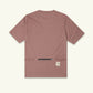 Men's All Day Performance Cycling Tee Shirt with Pockets - Twilight Mauve