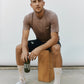 Men's All Day Performance Cycling Tee Shirt with Pockets - Twilight Mauve