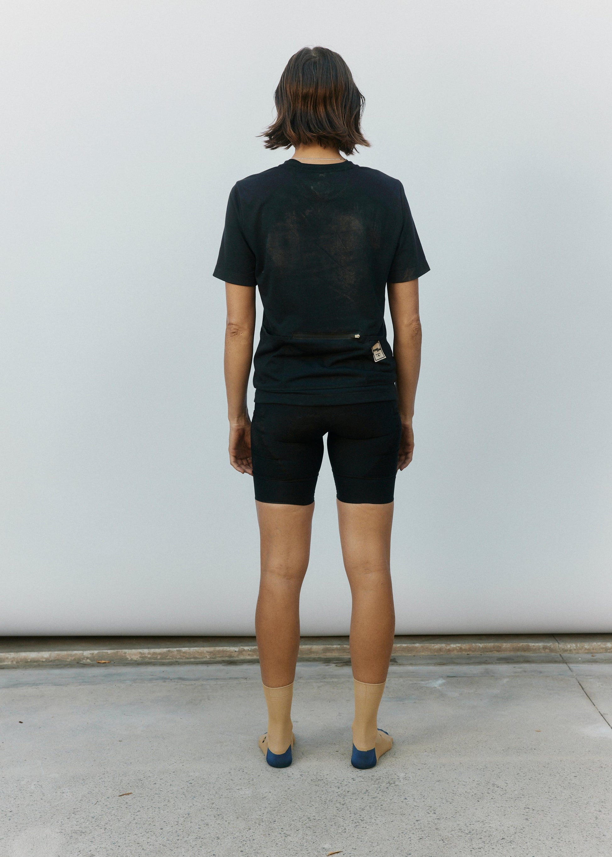 Women's Versatile All Day Cycling Shirt - Performance Short Sleeve Dark Navy Top