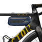 Universal Compact Bike Frame Bag - Waterproof Cycling Storage Hi-Vis Interior