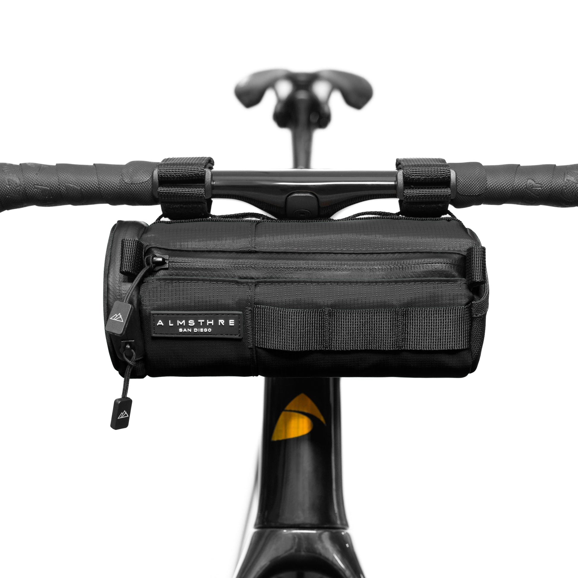 ALMSTHRE Compact Waterproof Handlebar Cycling Bag Durable Hard Shell Design