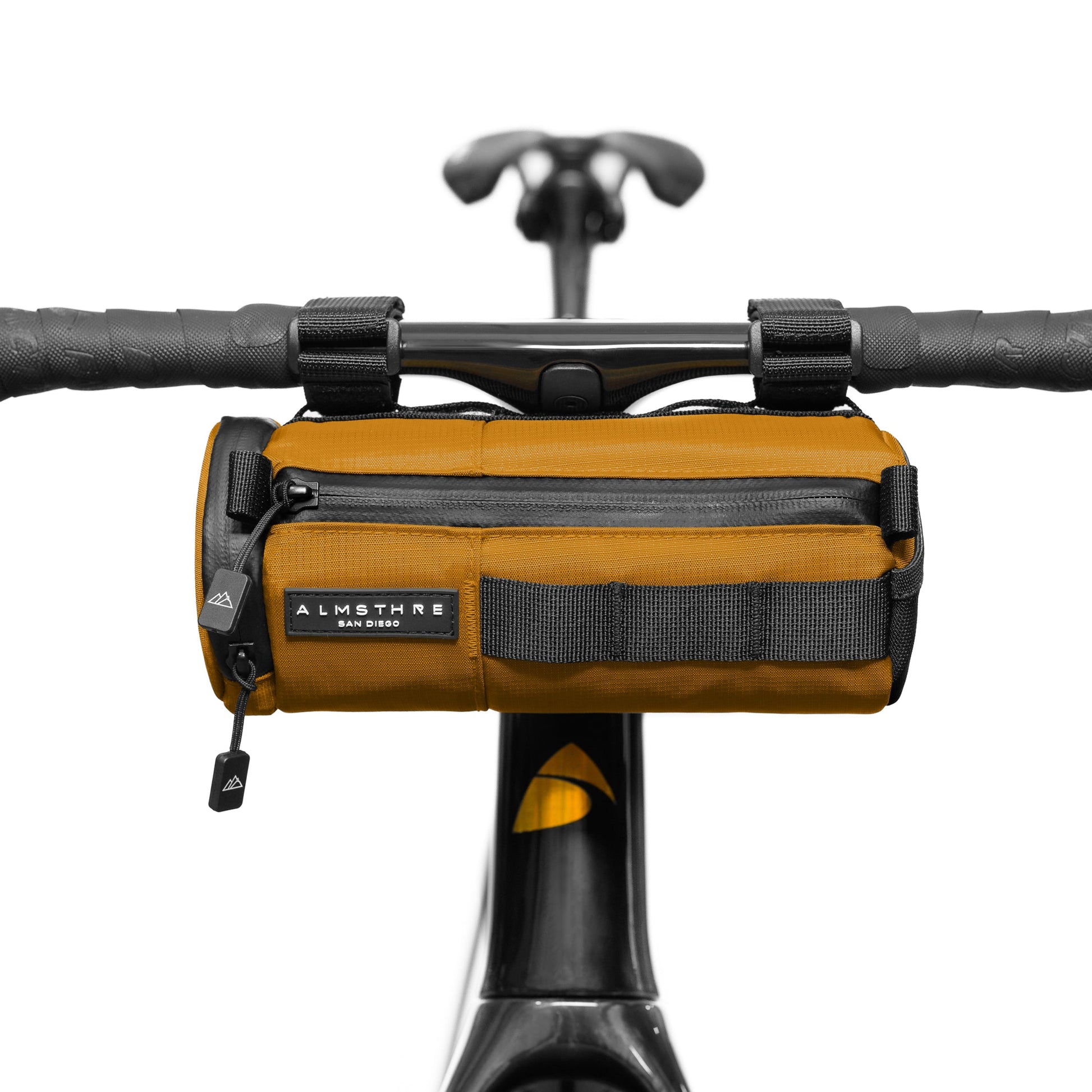 ALMSTHRE Compact Waterproof Handlebar Cycling Bag Durable Hard Shell Design