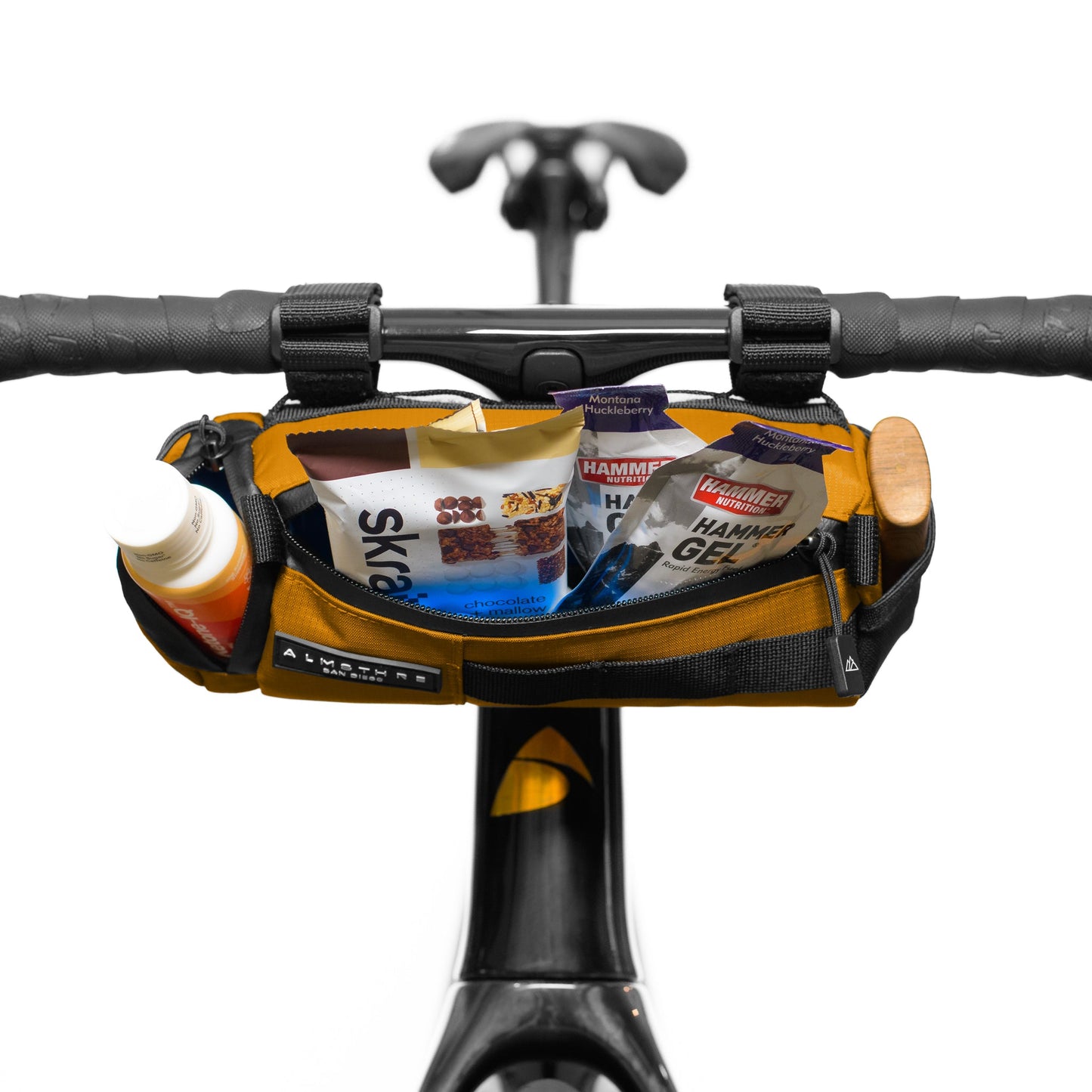 ALMSTHRE Compact Waterproof Handlebar Cycling Bag Durable Hard Shell Design