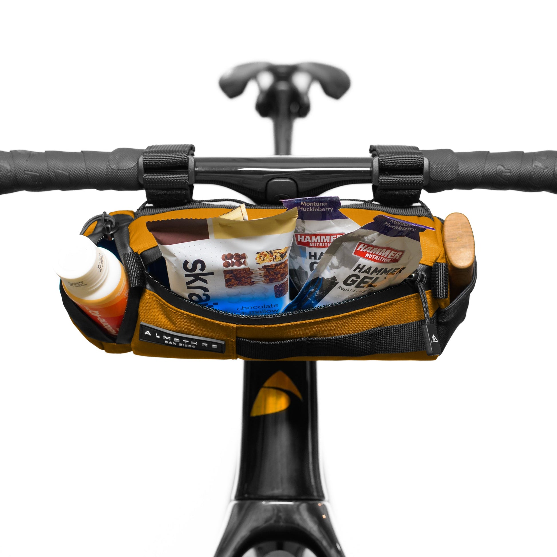 ALMSTHRE Compact Waterproof Handlebar Cycling Bag Durable Hard Shell Design