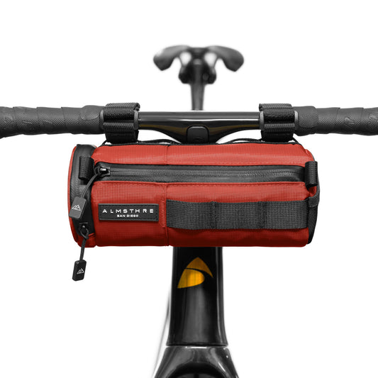 ALMSTHRE Compact Waterproof Handlebar Cycling Bag Durable Hard Shell Design
