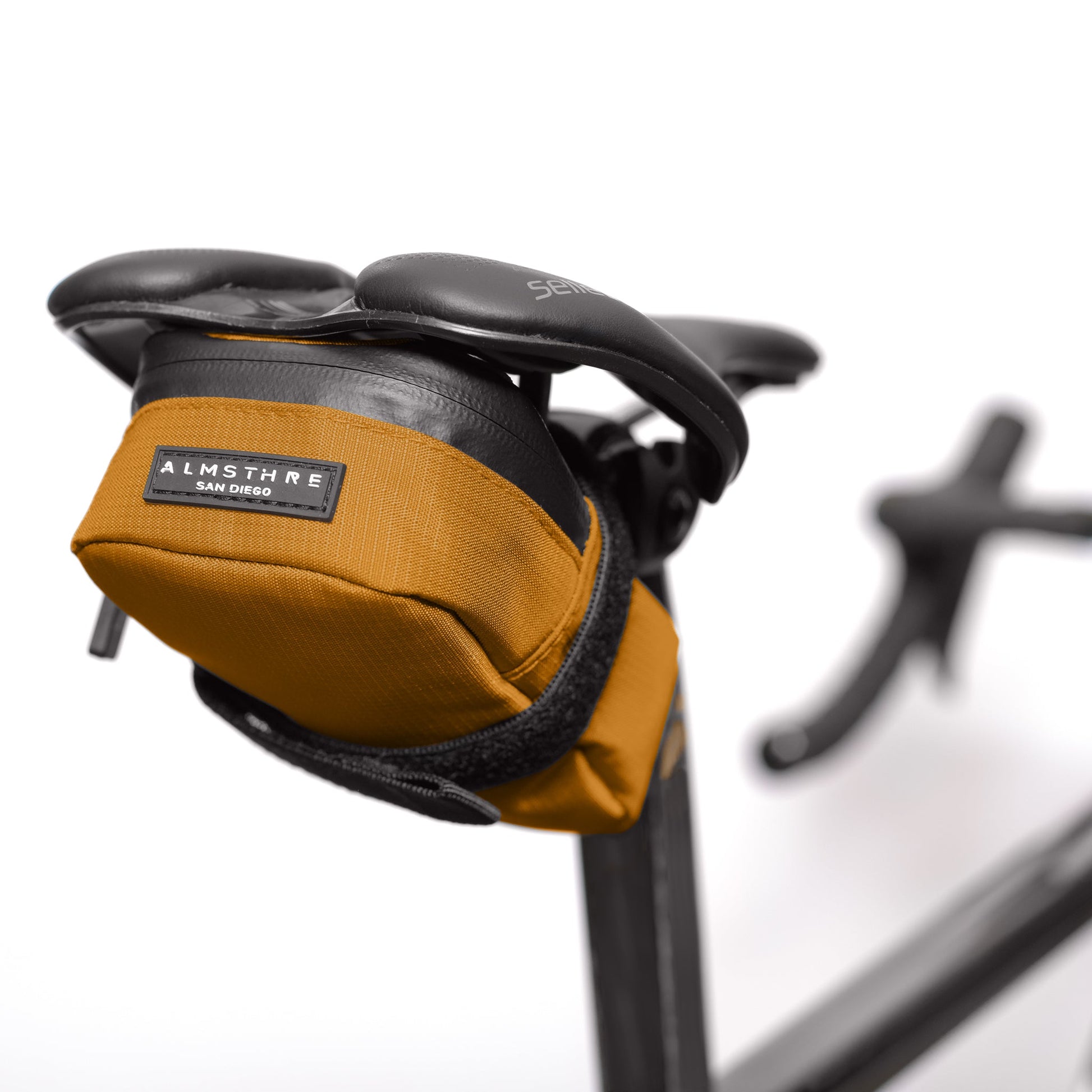 ALMSTHRE Signature Cycling Saddle Bag - Durable, Waterproof, 0.6L Storage