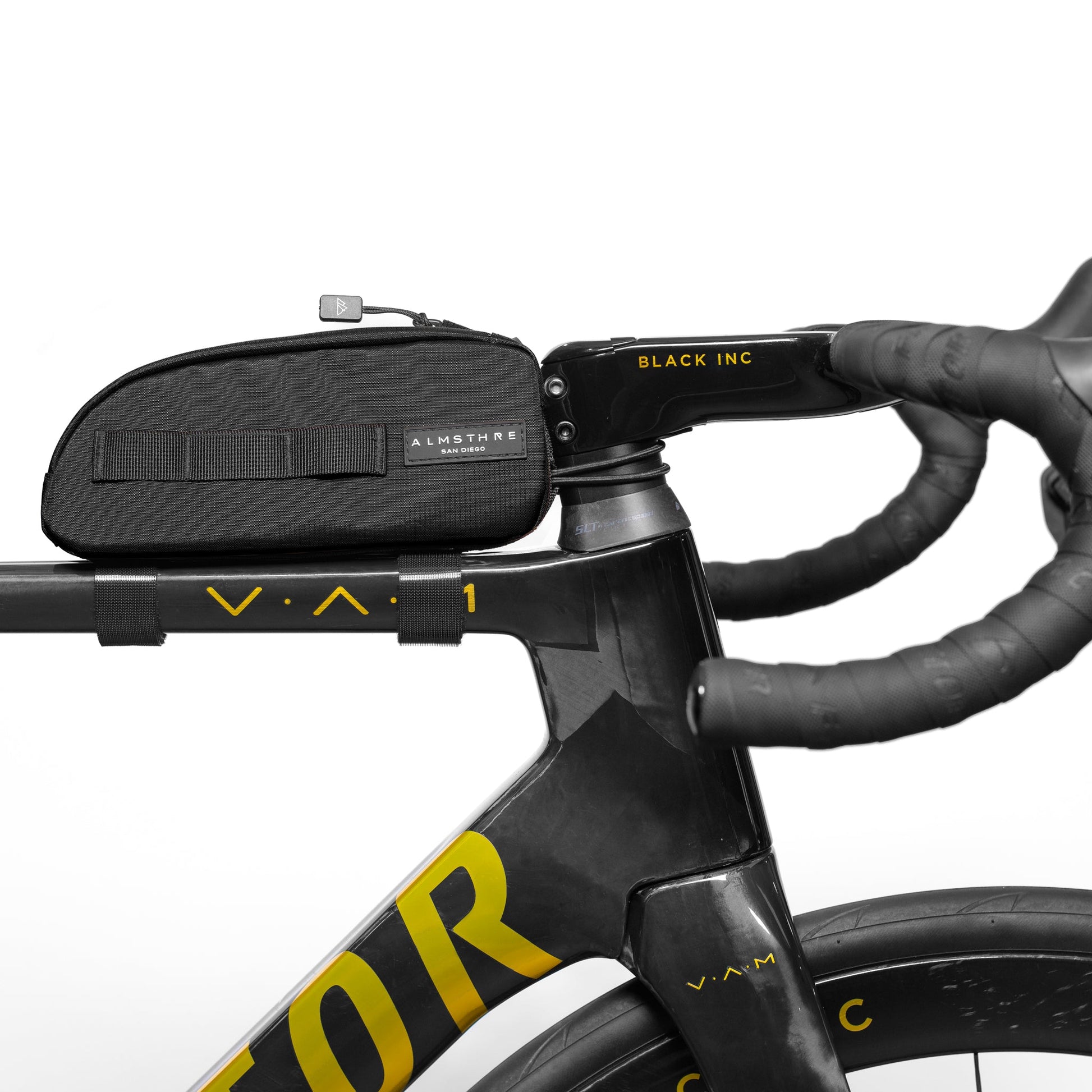ALMSTHRE Versatile Cycling Top Tube Bag with Waterproof Zipper for Bike Storage