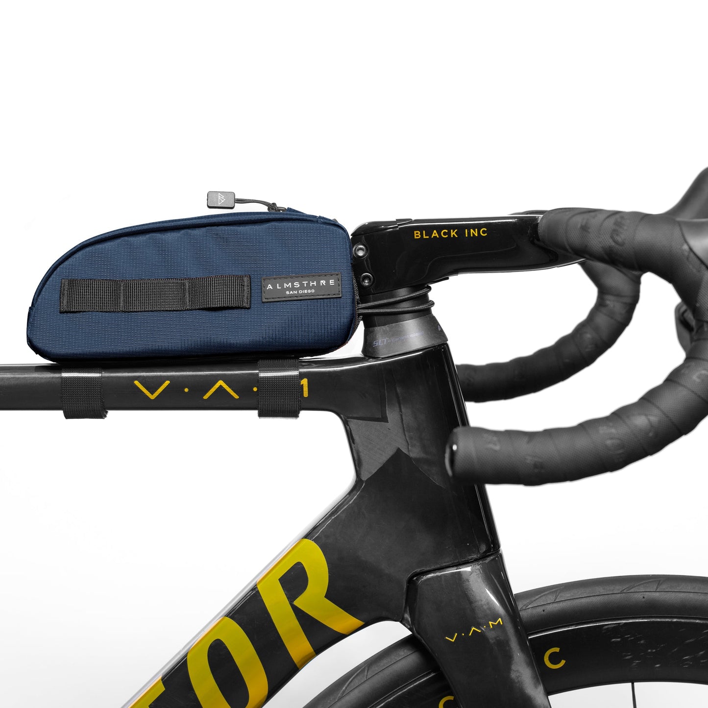 ALMSTHRE Versatile Cycling Top Tube Bag with Waterproof Zipper for Bike Storage