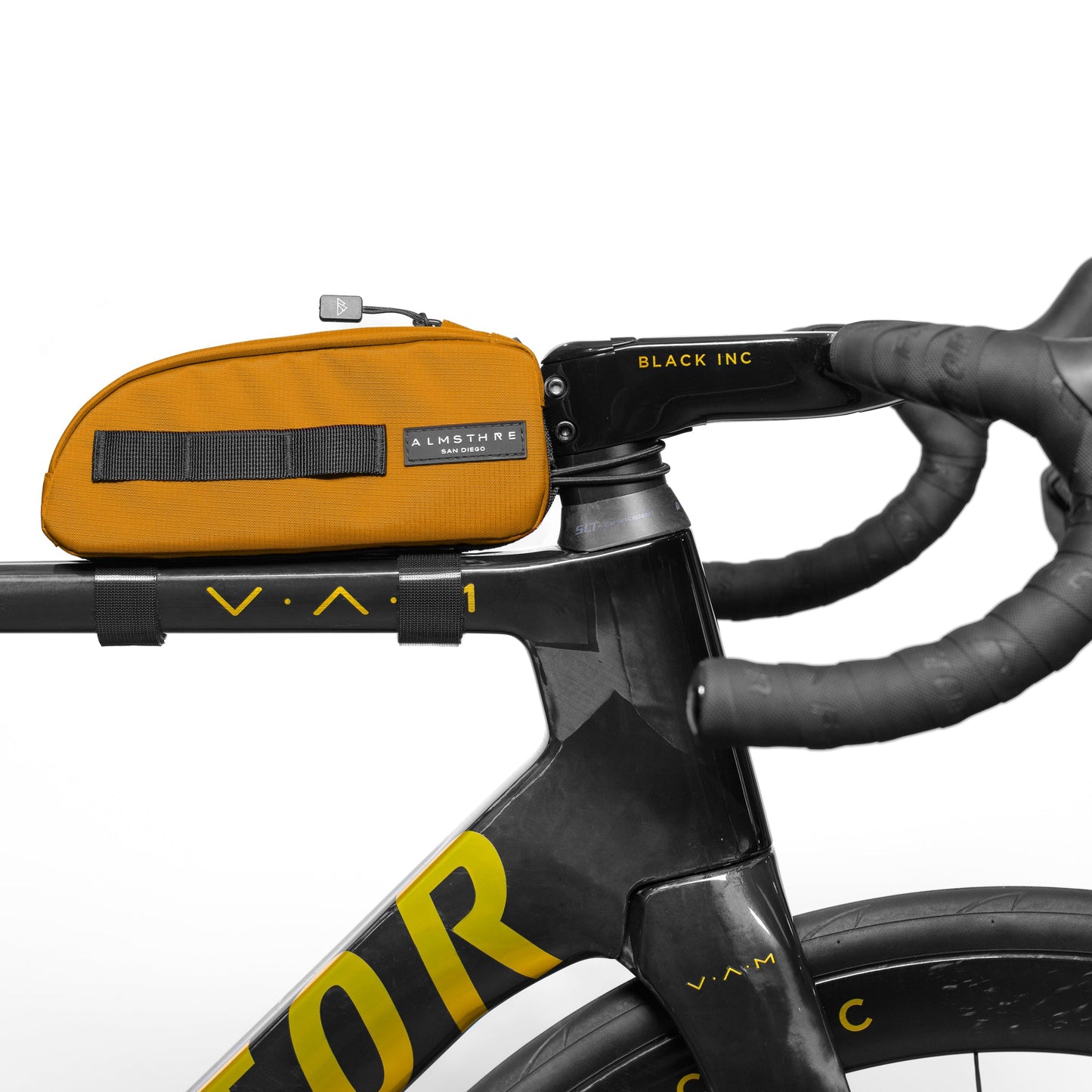 ALMSTHRE Versatile Cycling Top Tube Bag with Waterproof Zipper for Bike Storage