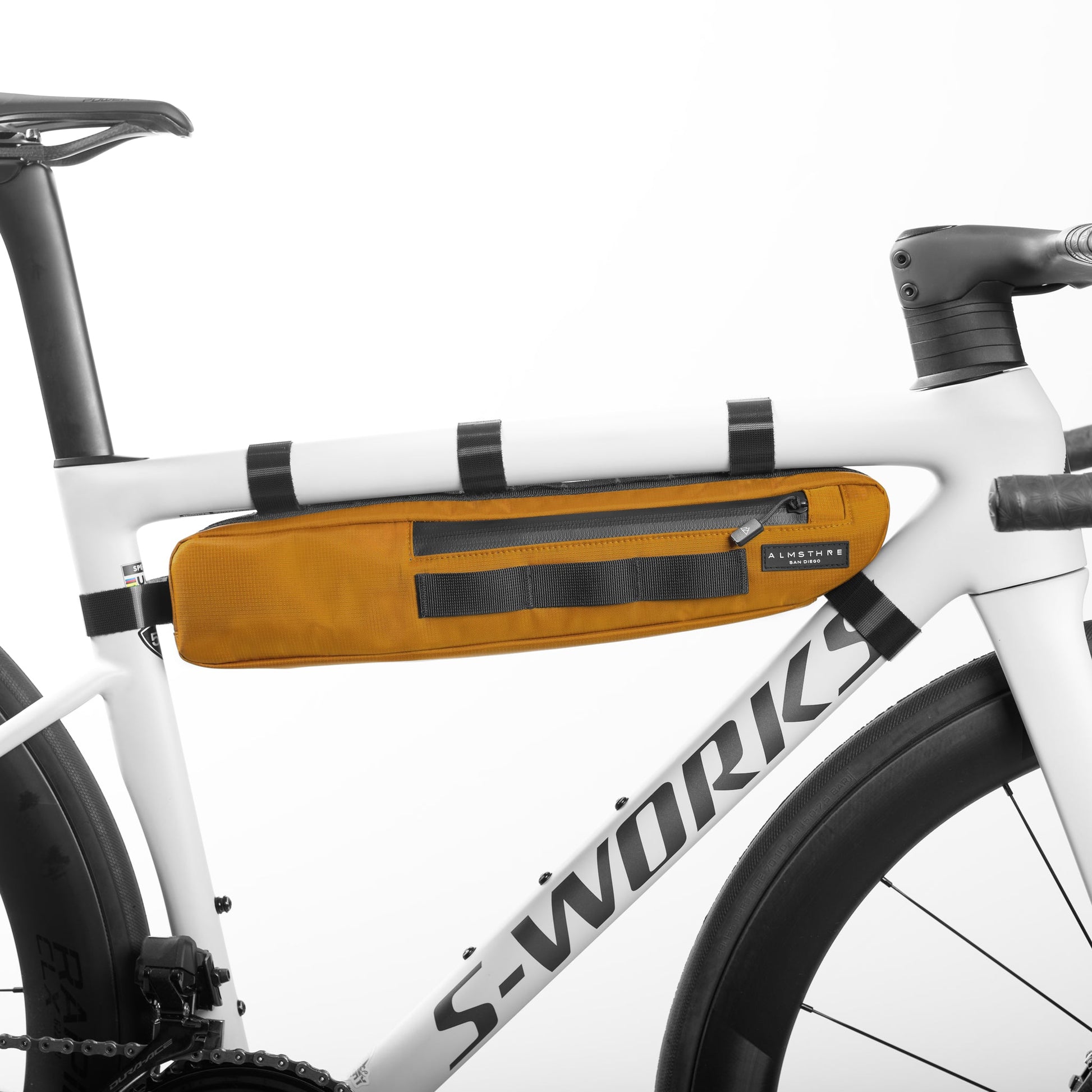 ALMSTHRE Signature Cycling Frame Bag: Waterproof, Durable, Multi-Compartment Storage Solution