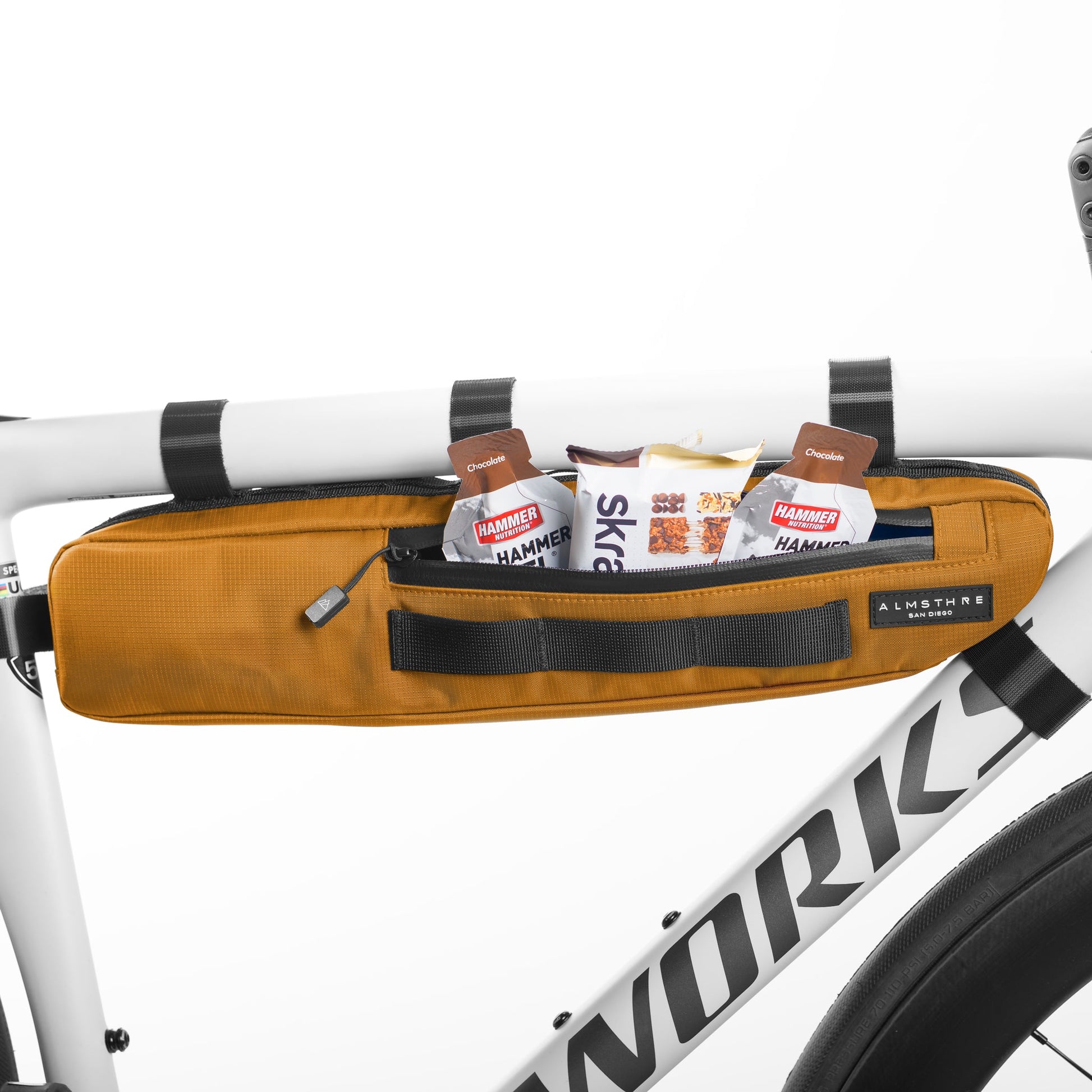 ALMSTHRE Signature Cycling Frame Bag: Waterproof, Durable, Multi-Compartment Storage Solution