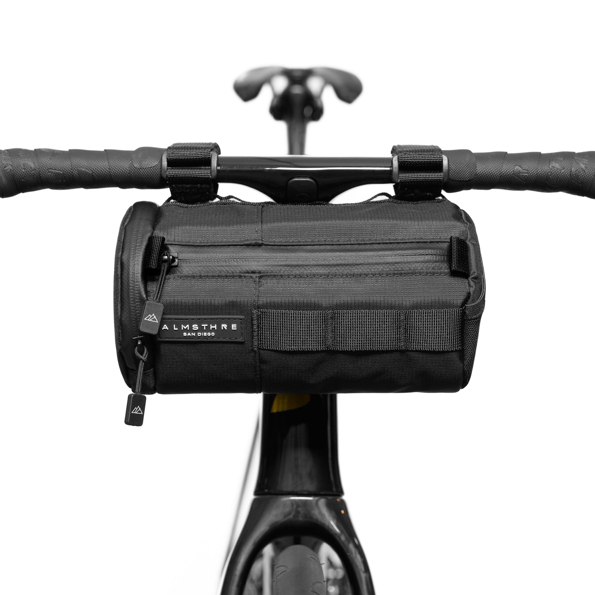 ALMSTHRE Signature Hard Shell Cycling Handlebar Bag - Waterproof Bike Storage