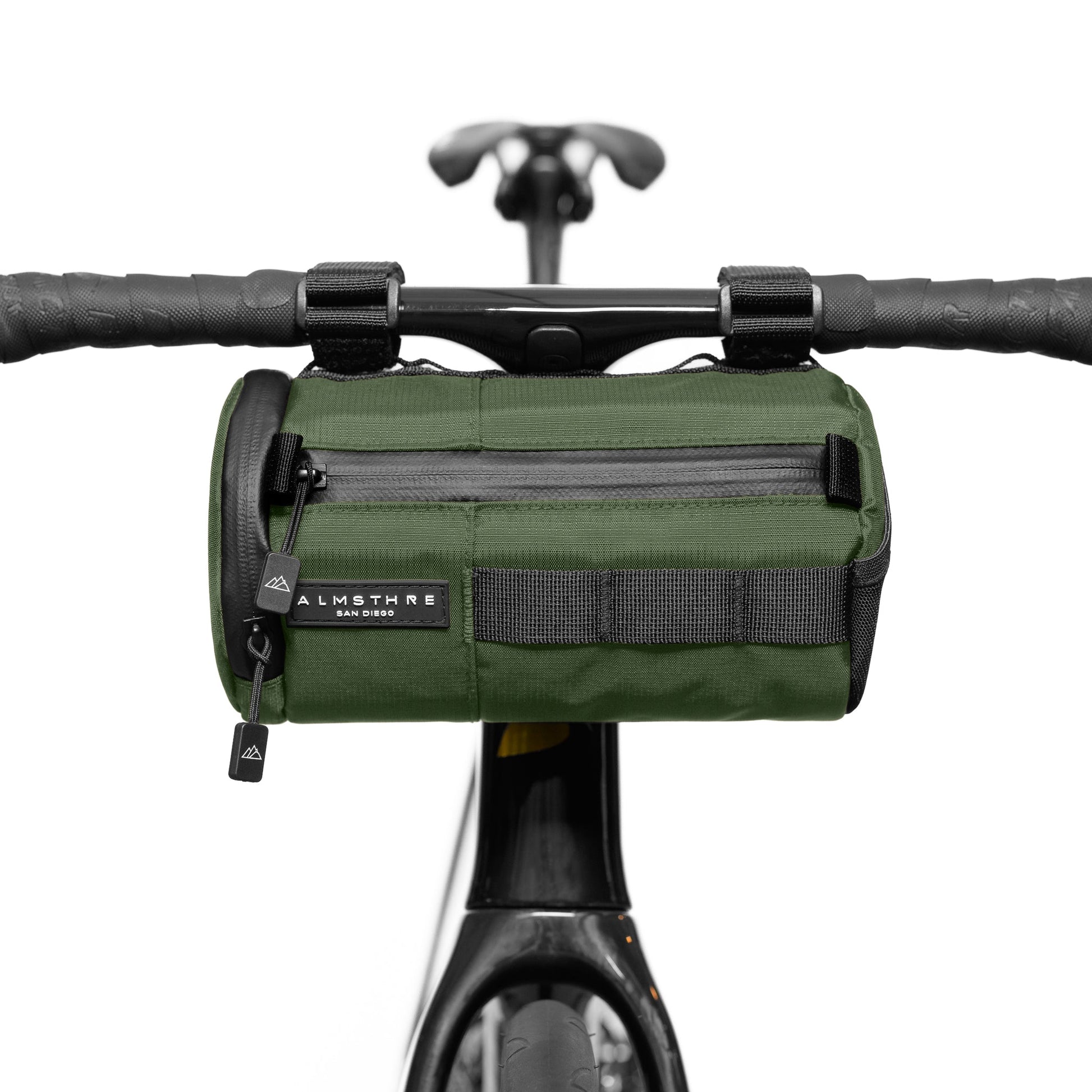 ALMSTHRE Signature Hard Shell Cycling Handlebar Bag - Waterproof Bike Storage