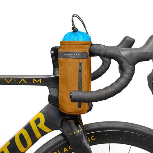 Versatile ALMSTHRE Bicycle Stem Bag Pouch for Hydration and Essentials