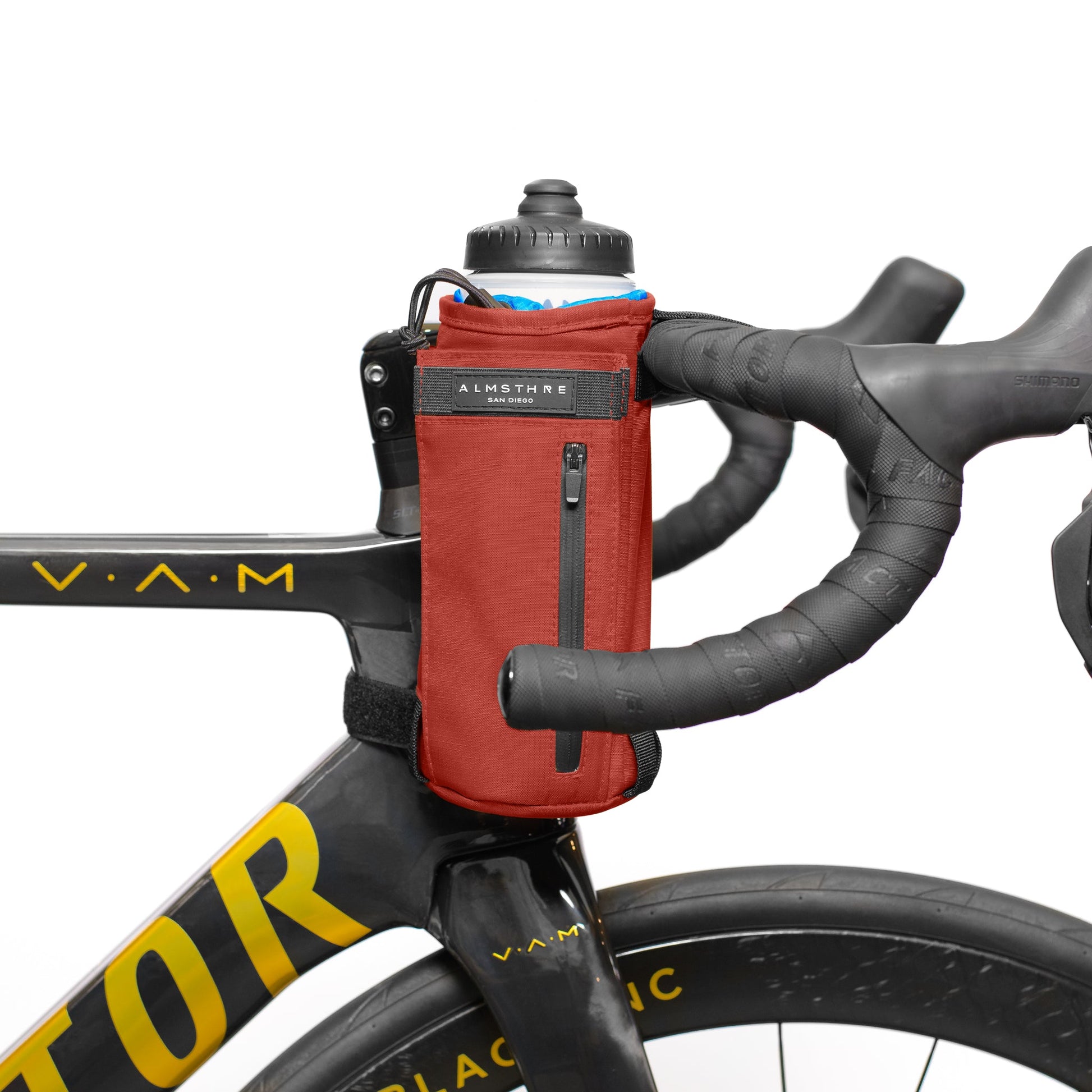 Versatile ALMSTHRE Bicycle Stem Bag Pouch for Hydration and Essentials