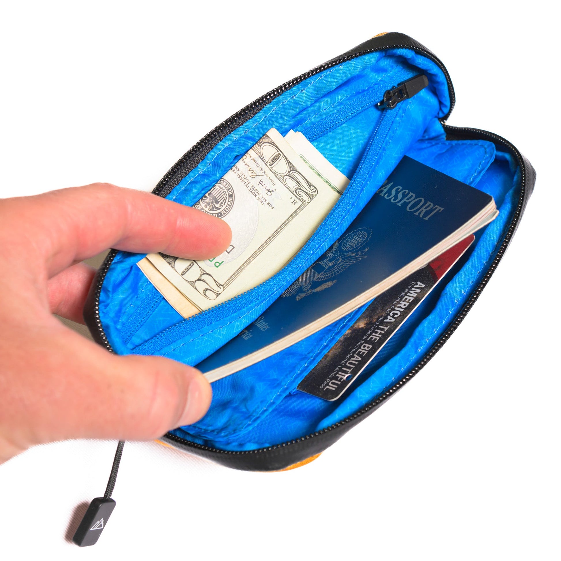 Durable Ripstop Nylon Waterproof Cycling Wallet for Phone, Cards, and Cash
