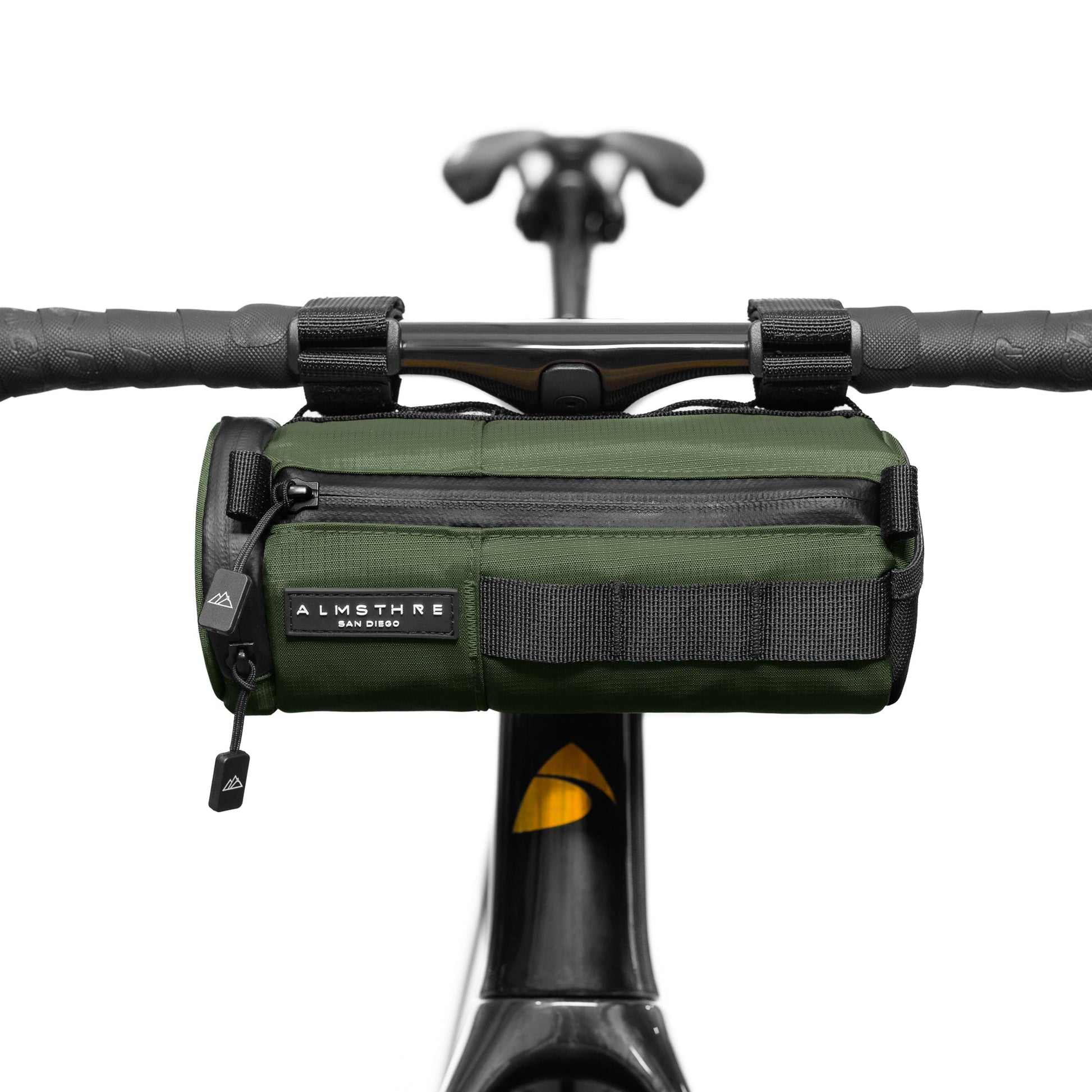 ALMSTHRE Compact Waterproof Handlebar Cycling Bag Durable Hard Shell Design
