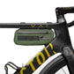 Universal Compact Bike Frame Bag - Waterproof Cycling Storage Hi-Vis Interior