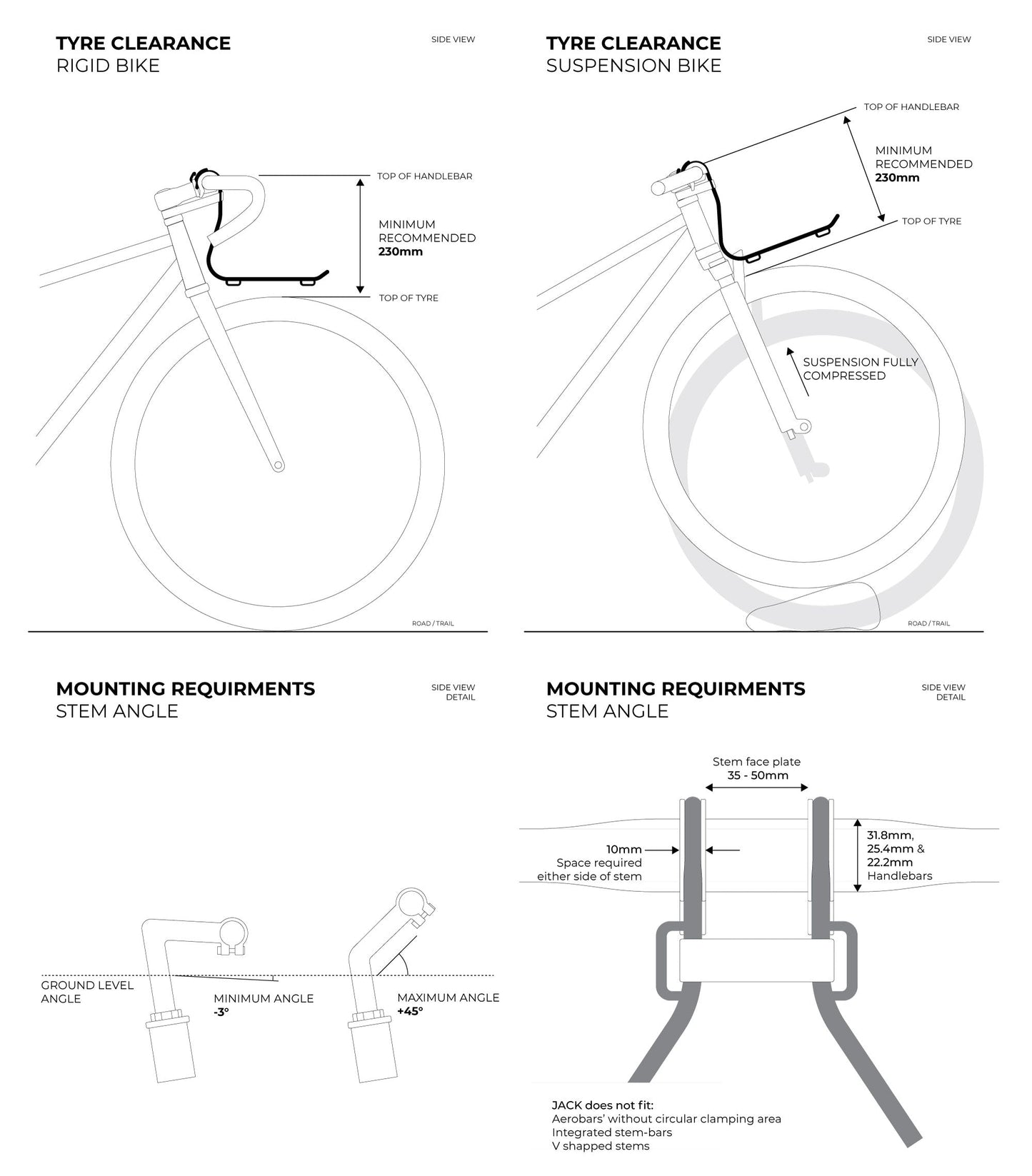 Versatile Silver Stainless Steel Bicycle Front Rack for Handlebar Mount