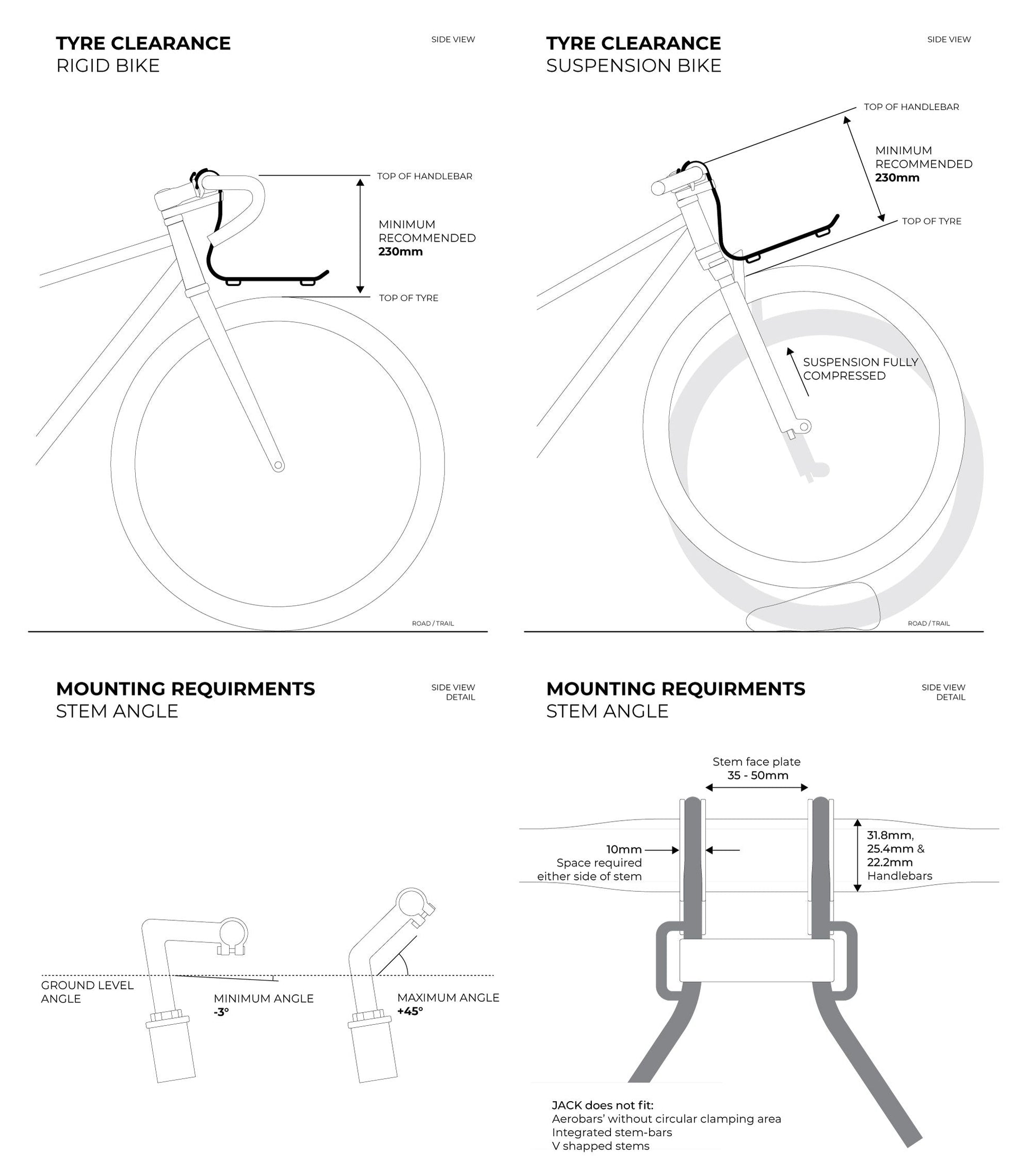 Versatile Silver Stainless Steel Bicycle Front Rack for Handlebar Mount