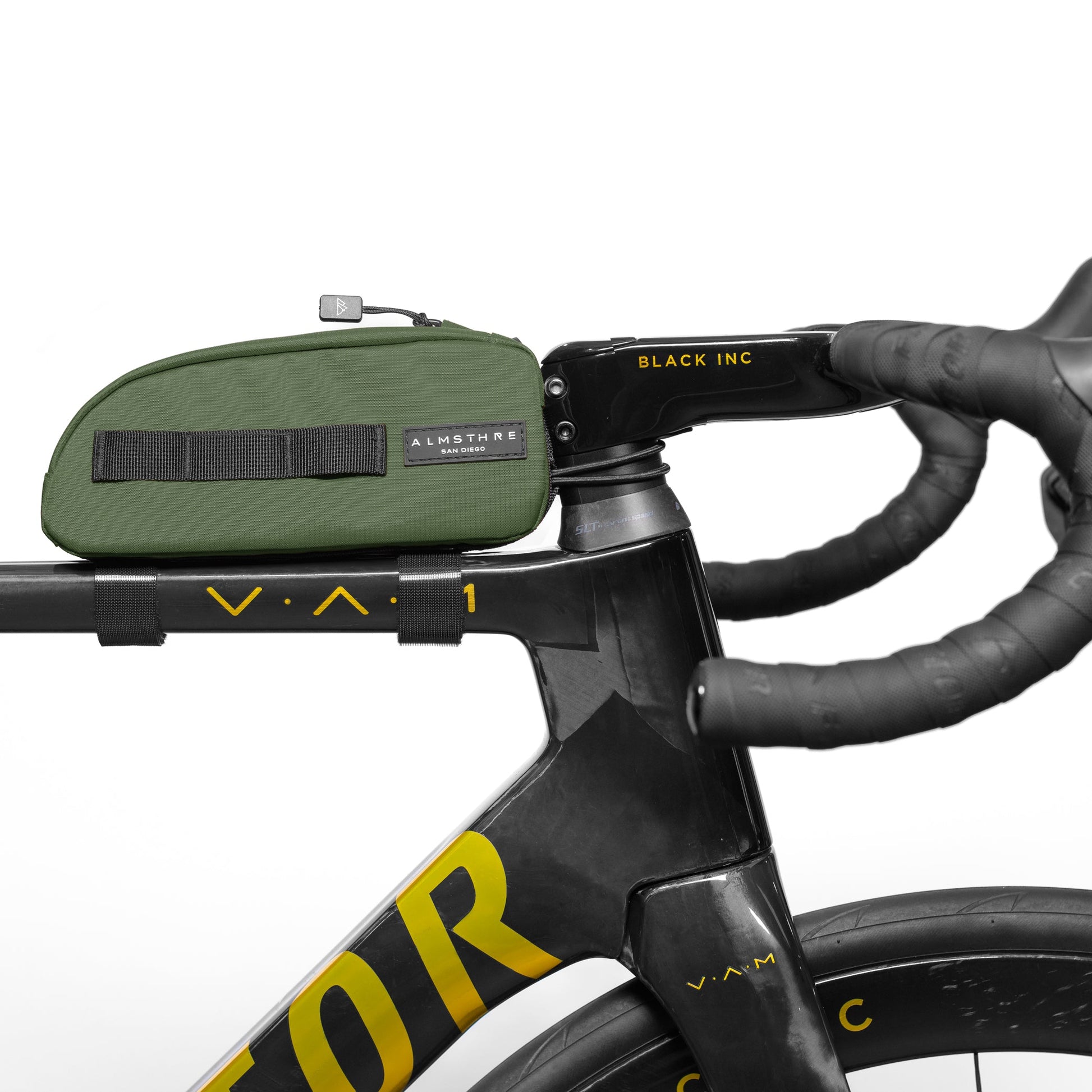 ALMSTHRE Versatile Cycling Top Tube Bag with Waterproof Zipper for Bike Storage