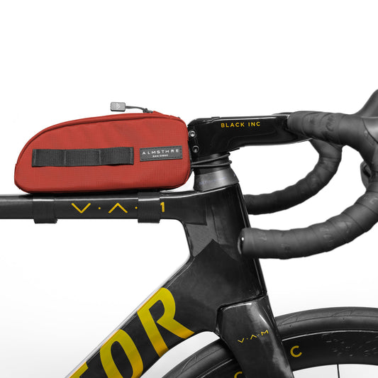 ALMSTHRE Versatile Cycling Top Tube Bag with Waterproof Zipper for Bike Storage