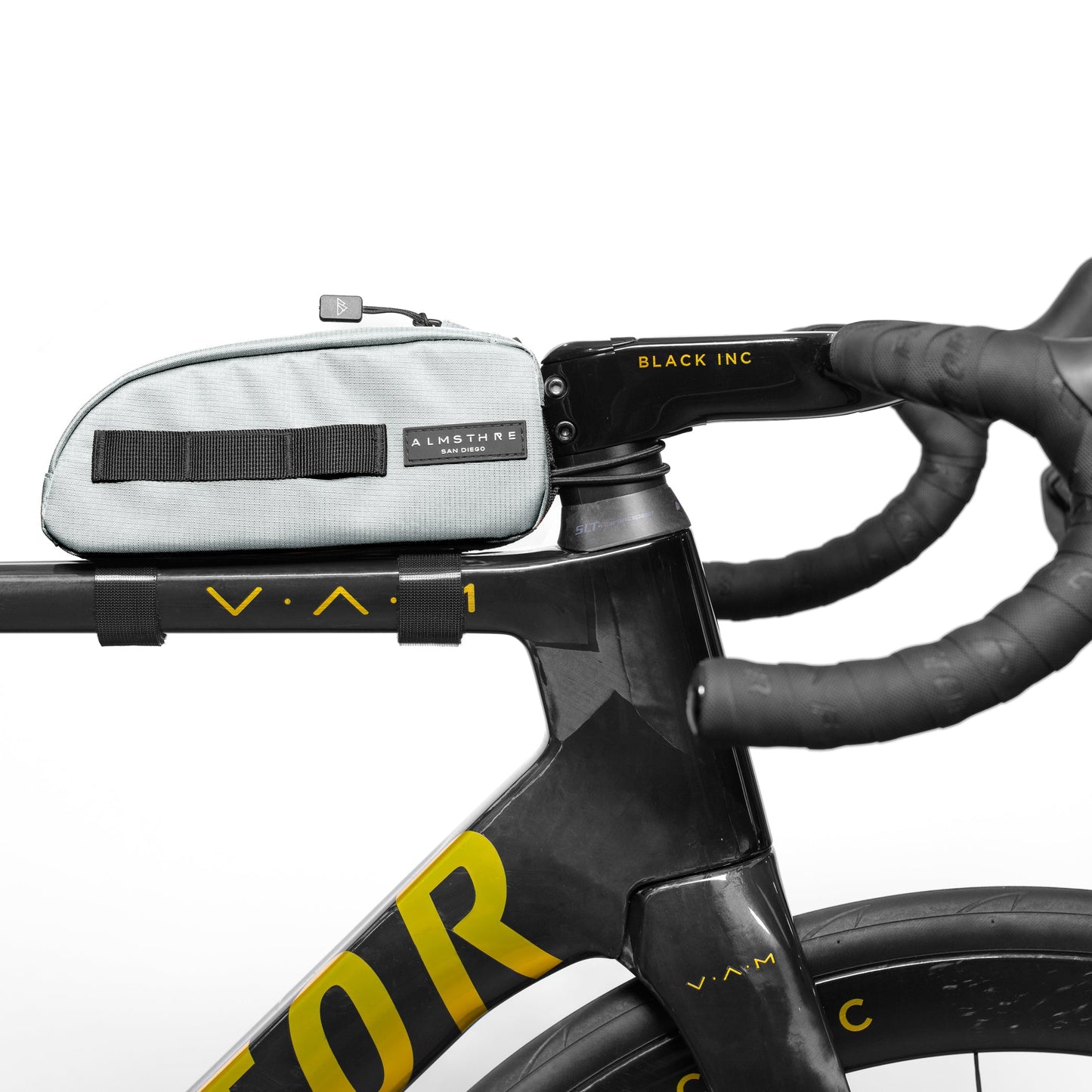 ALMSTHRE Versatile Cycling Top Tube Bag with Waterproof Zipper for Bike Storage