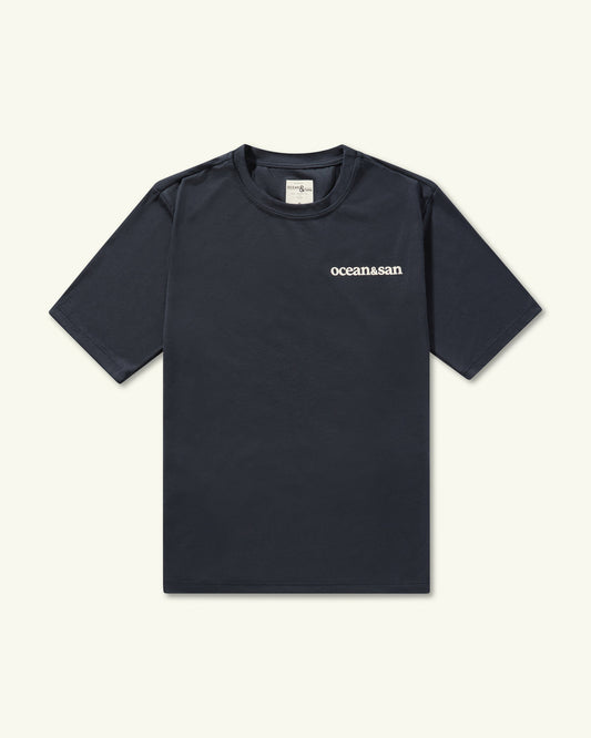 Women's Versatile All Day Cycling Shirt - Performance Short Sleeve Dark Navy Top