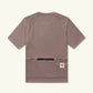 Women's Twilight Mauve Cycling Shirt: Versatile Short Sleeve for All-Day Rides