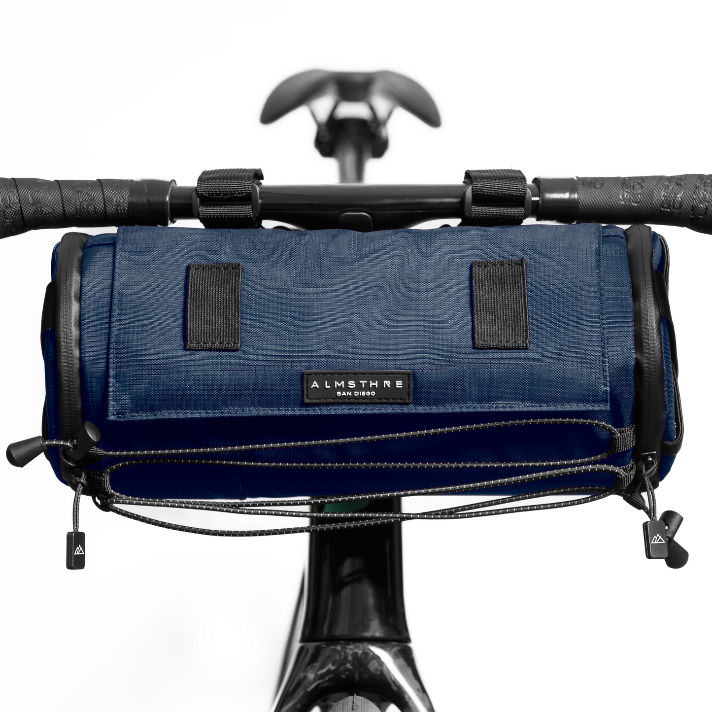 ALMSTHRE Signature XL Handlebar Bag: Magnetic Entry, Ample Cycling Storage for Commuting