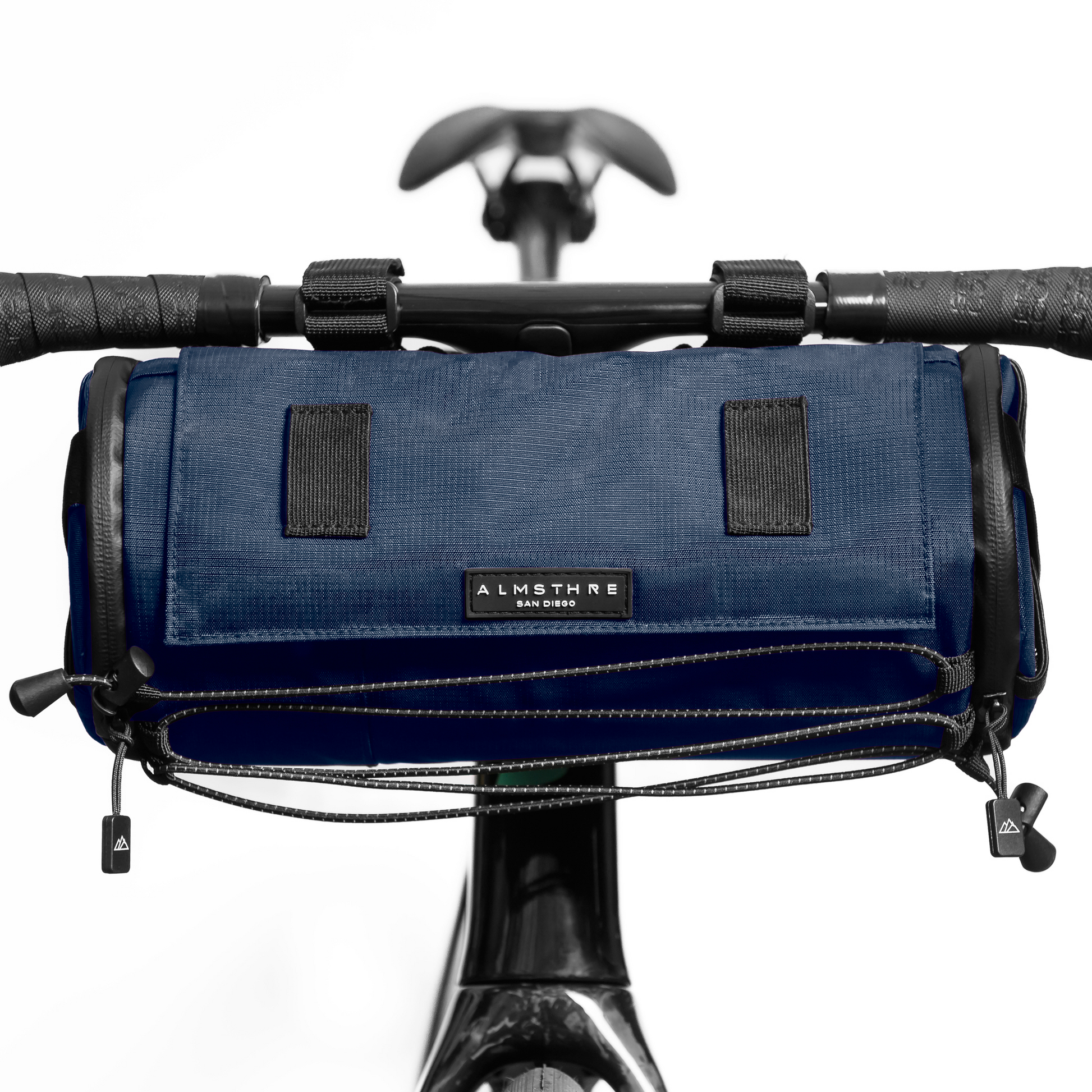 ALMSTHRE Signature XL Handlebar Bag: Magnetic Entry, Ample Cycling Storage for Commuting