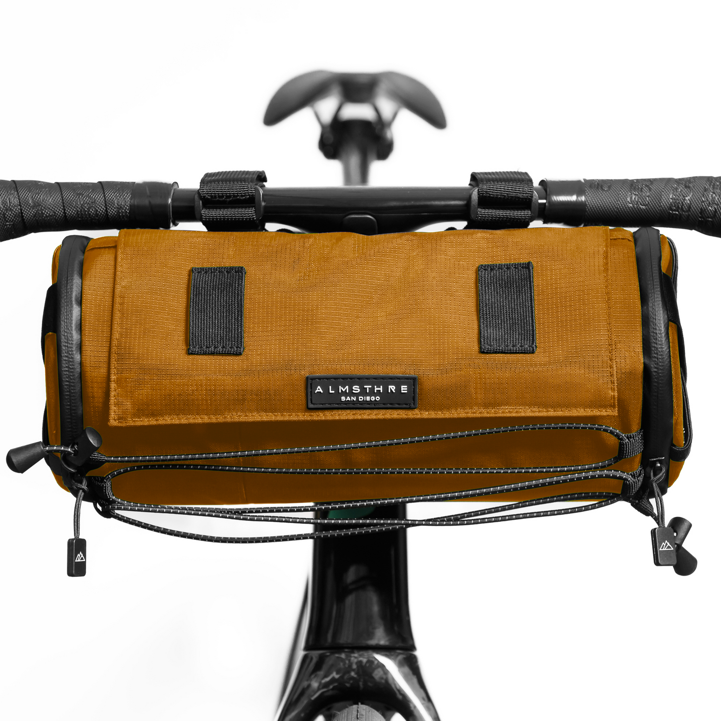ALMSTHRE Signature XL Handlebar Bag: Magnetic Entry, Ample Cycling Storage for Commuting