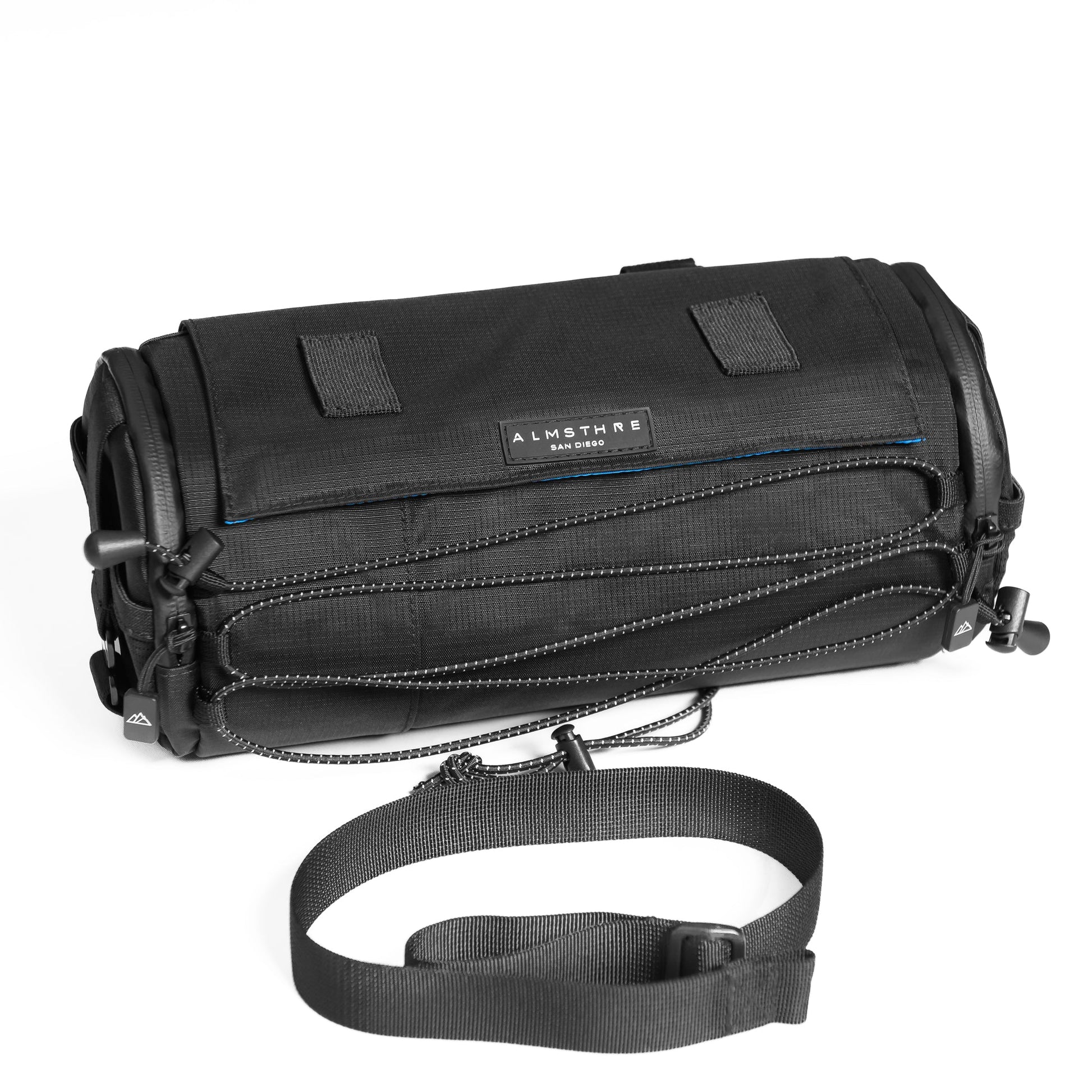 ALMSTHRE Signature XL Handlebar Bag: Magnetic Entry, Ample Cycling Storage for Commuting