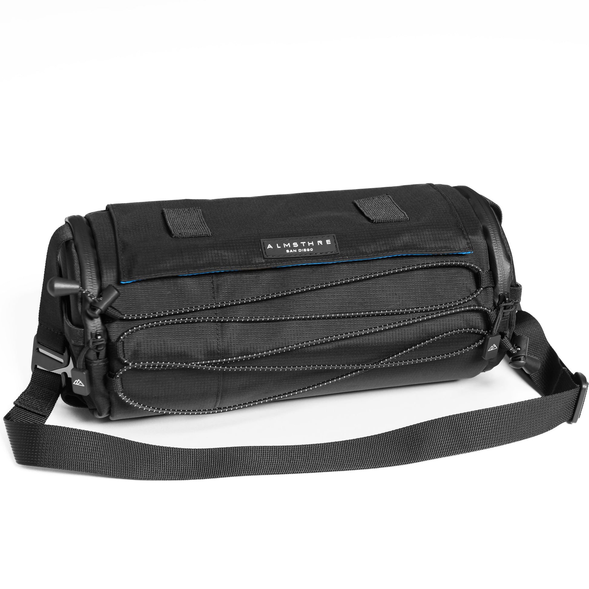 ALMSTHRE Signature XL Handlebar Bag: Magnetic Entry, Ample Cycling Storage for Commuting